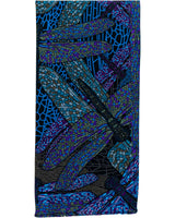 DOUBLE SIDED LONG JACQUARD SCARF - DRAGONFLY - Pineda Covalin US