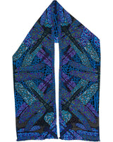 DOUBLE SIDED LONG JACQUARD SCARF - DRAGONFLY - Pineda Covalin US