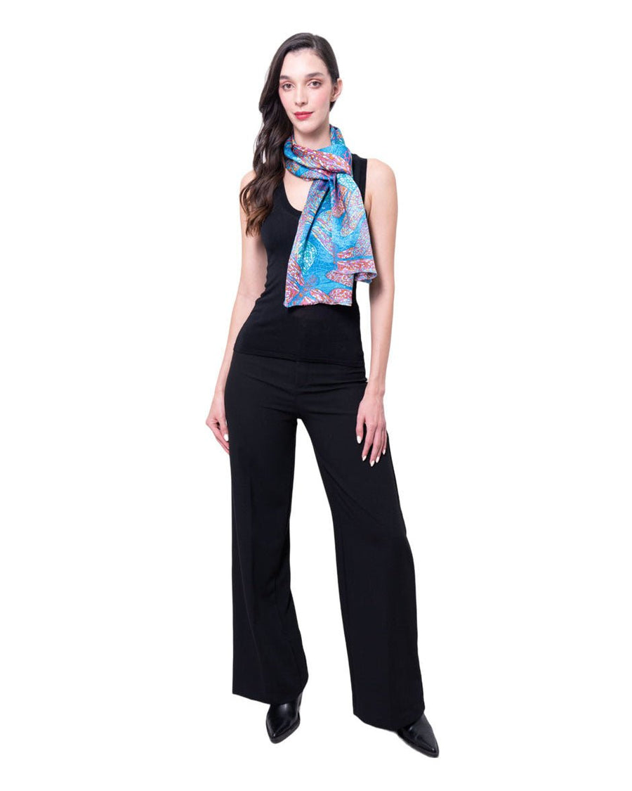 Double-Sided Long Scarf Dragonfly – Pineda Covalin US