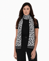 DOUBLE SIDED LONG JACQUARD SCARF – MONARCH BUTTERFLY - Pineda Covalin US