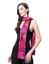 DOUBLE SIDED LONG SCARF - DRAGONFLY - Pineda Covalin US