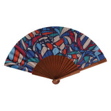 HAND FAN - ABSTRACT BUTTERFLY - Pineda Covalin US