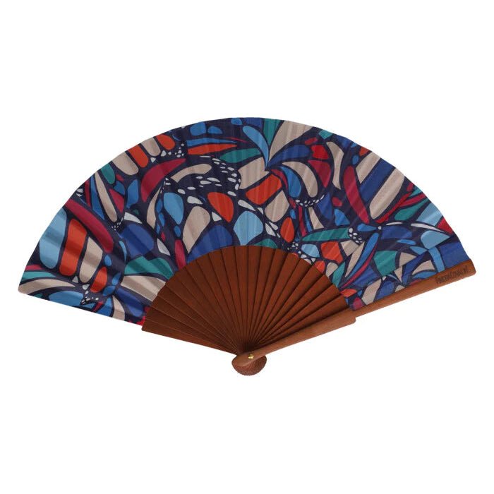 HAND FAN - ABSTRACT BUTTERFLY - Pineda Covalin US