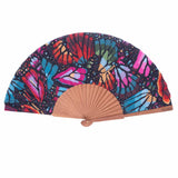 HAND FAN - EMBROIDERED BUTTERFLY - Pineda Covalin US