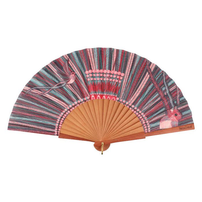 HAND FAN - PLUMAGE ART - Pineda Covalin US