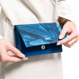 HANDBAG WITH REMOVABLE CHAIN - BUTTERFLY FLIGHT - Pineda Covalin US