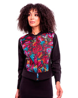 JACQUARD BOMBER JACKET - OKOMEJ EMBROIDERED BUTTERFLY - Pineda Covalin US
