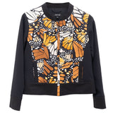 JACQUARD BOMBER JACKET - OKOMEJ MACRO BUTTERFLY - Pineda Covalin US