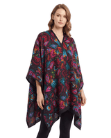 JACQUARD SILK HUIPIL - EMBROIDERED BUTTERFLY - Pineda Covalin US