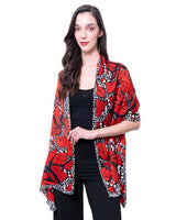 JACQUARD SILK SHAWL - MACRO BUTTERFLY - Pineda Covalin US