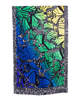 JACQUARD SILK SHAWL – MACRO BUTTERFLY PRIDE - Pineda Covalin US