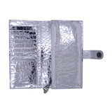 LARGE LEATHER WALLET - XOOK ENGRAVED BUTTERFLY - Pineda Covalin US
