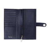 LARGE LEATHER WALLET - XOOK ENGRAVED BUTTERFLY - Pineda Covalin US