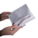 LARGE LEATHER WALLET - XOOK ENGRAVED BUTTERFLY - Pineda Covalin US
