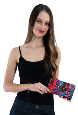 LARGE SAFFIANO WALLET - EPHEMERAL ART - Pineda Covalin US