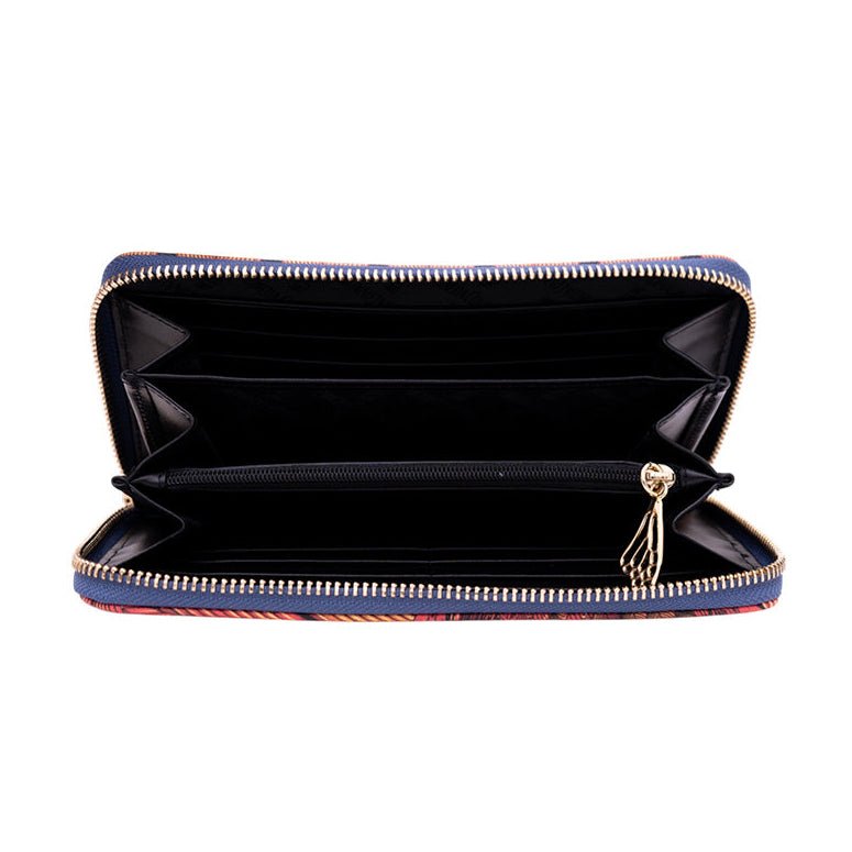 LARGE SAFFIANO WALLET - MACAW - Pineda Covalin US