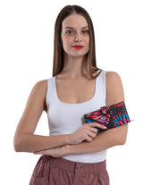 LARGE SAFFIANO WALLET - XOOK EMBROIDERED BUTTERFLY - Pineda Covalin US