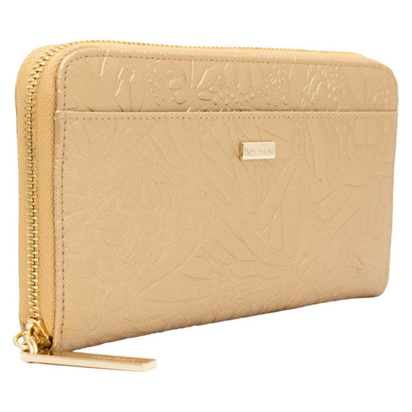 LARGE SAFIANO WALLET - GOLDEN BUTTERFLY - Pineda Covalin US