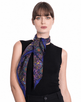 LARGE SILK SCARF - AXOLOTLS - Pineda Covalin US