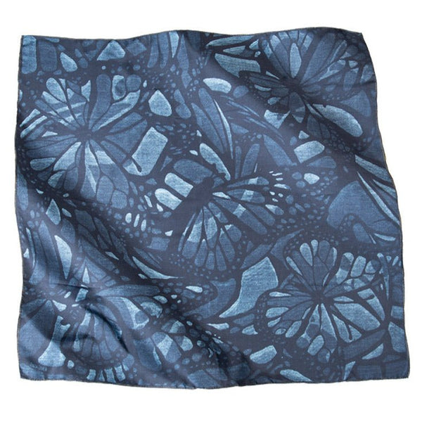 LARGE SILK SCARF - BUTTERFLY FLIGHT - Pineda Covalin US