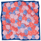 LARGE SILK SCARF - CEMPASUCHIL - Pineda Covalin US