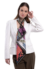 LARGE SILK SCARF - DESERT STORIES - Pineda Covalin US