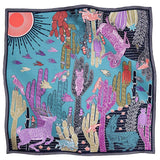 LARGE SILK SCARF - DESERT STORIES - Pineda Covalin US