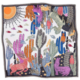 LARGE SILK SCARF - DESERT STORIES - Pineda Covalin US