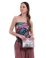 LARGE SILK SCARF - DESERT STORIES - Pineda Covalin US
