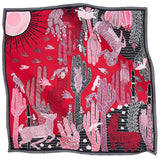 LARGE SILK SCARF - DESERT STORIES - Pineda Covalin US