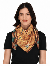 LARGE SILK SCARF - DREAMCATCHER - Pineda Covalin US