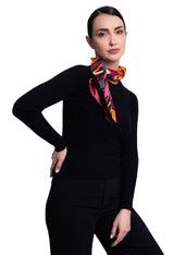 LARGE SILK SCARF - EPHEMERAL ART - Pineda Covalin US