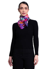 LARGE SILK SCARF - EPHEMERAL ART - Pineda Covalin US