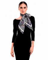 LARGE SILK SCARF - FOLIAGE - Pineda Covalin US