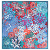 LARGE SILK SCARF - HERBALIST FLOWERS - Pineda Covalin US