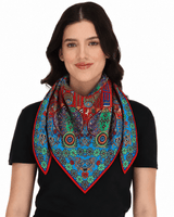 LARGE SILK SCARF - INITIATION - Pineda Covalin US