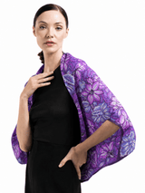 LARGE SILK SCARF - ISTMO - Pineda Covalin US