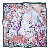 LARGE SILK SCARF - MEXICAN MAGPIE - Pineda Covalin US