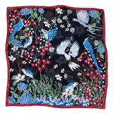 LARGE SILK SCARF - MEXICAN MAGPIE - Pineda Covalin US