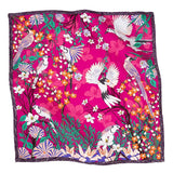 LARGE SILK SCARF - MEXICAN MAGPIE - Pineda Covalin US