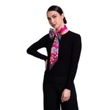 LARGE SILK SCARF - MEXICAN MAGPIE - Pineda Covalin US