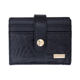 LEATHER CARD HOLDER - MEENT ENGRAVED BUTTERFLY - Pineda Covalin US