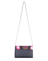 LEATHER CLUTCH WITH REMOVABLE CHAIN - HUMMINGBIRD - Pineda Covalin US