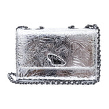 LEATHER CROSSBODY BAG - ENGRAVED BUTTERFLY TAMAN - Pineda Covalin US