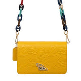 LEATHER CROSSBODY BAG - KAN ENGRAVED DRAGONFLY - Pineda Covalin US
