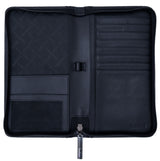 LEATHER DOCUMENT HOLDER - ENGRAVED BUTTERFLY - Pineda Covalin US