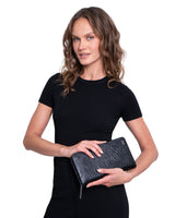 LEATHER DOCUMENT HOLDER - ENGRAVED BUTTERFLY - Pineda Covalin US