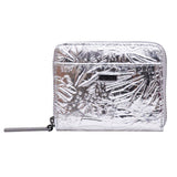 LEATHER WALLET - SILVER ENGRAVED BUTTERFLY - Pineda Covalin US
