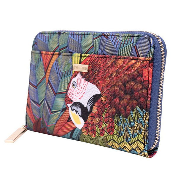 MEDIUM SAFFIANO WALLET - MACAW - Pineda Covalin US