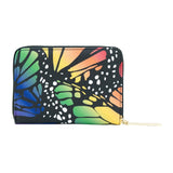 MEDIUM SAFFIANO WALLET – MACRO BUTTERFLY PRIDE - Pineda Covalin US